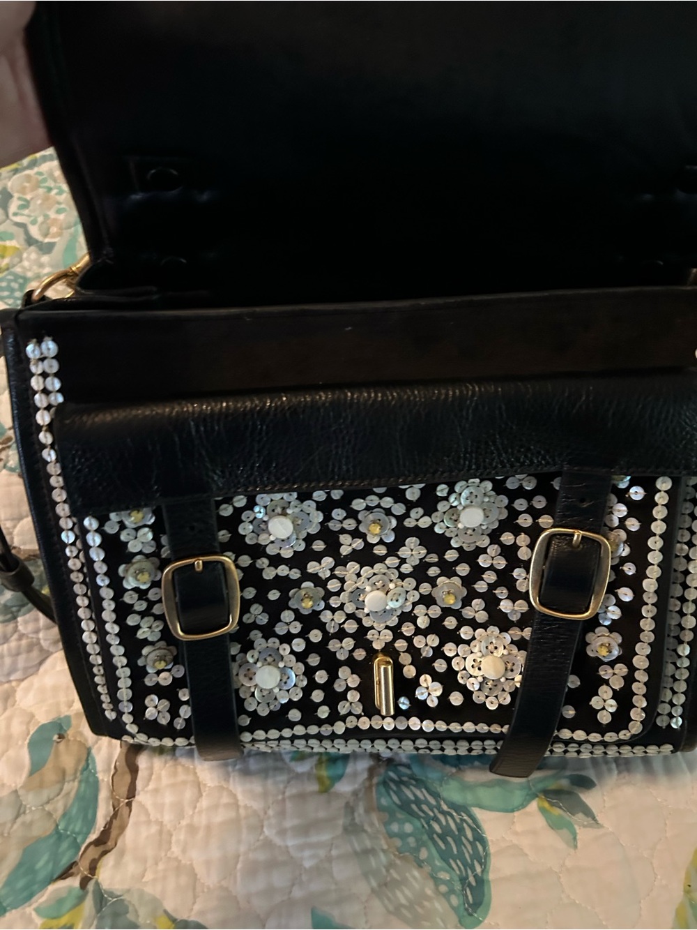 Tory Burch Work Of Art Handbag - Picture 11 of 14